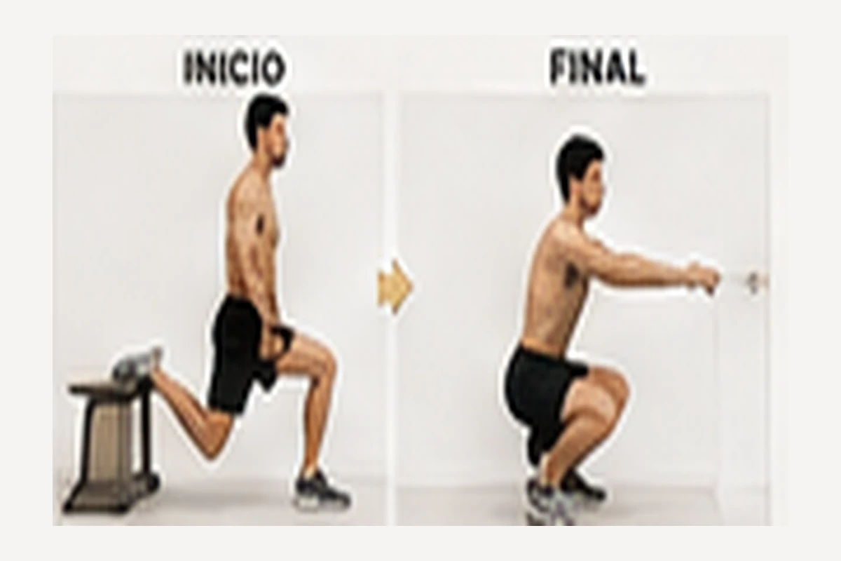 Ilustración de calistenia: Split squat