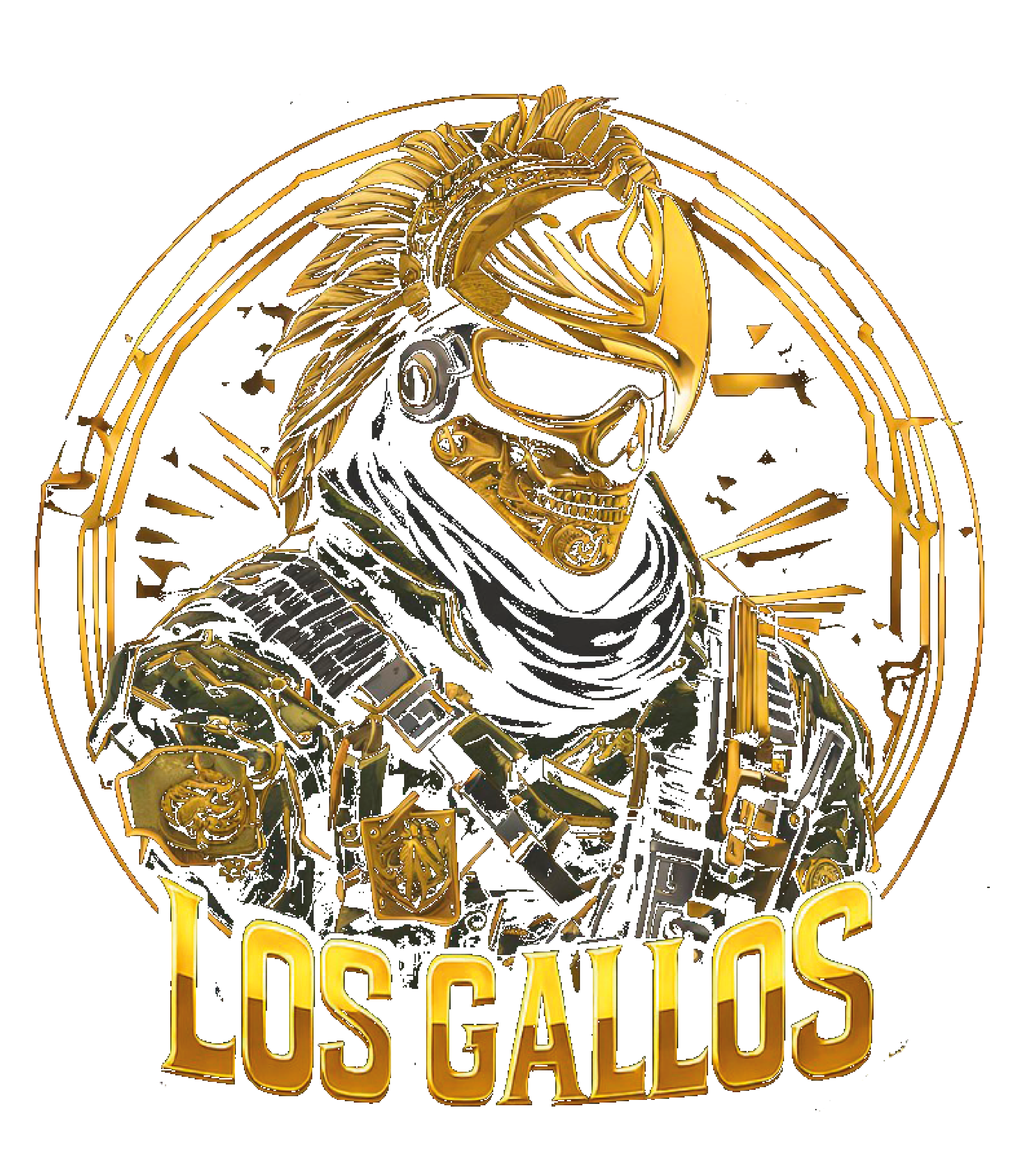 Logotipo transparente de Los Gallos