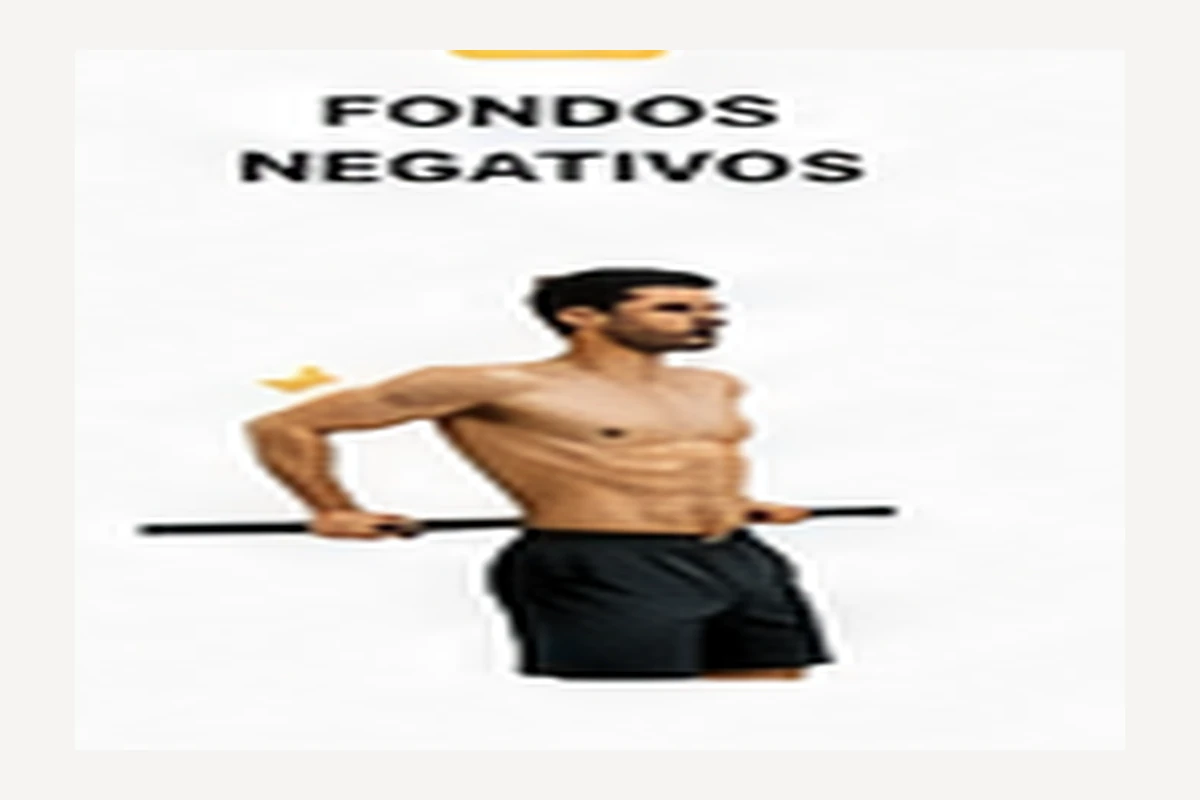 Ilustración de calistenia: Fondos negativos